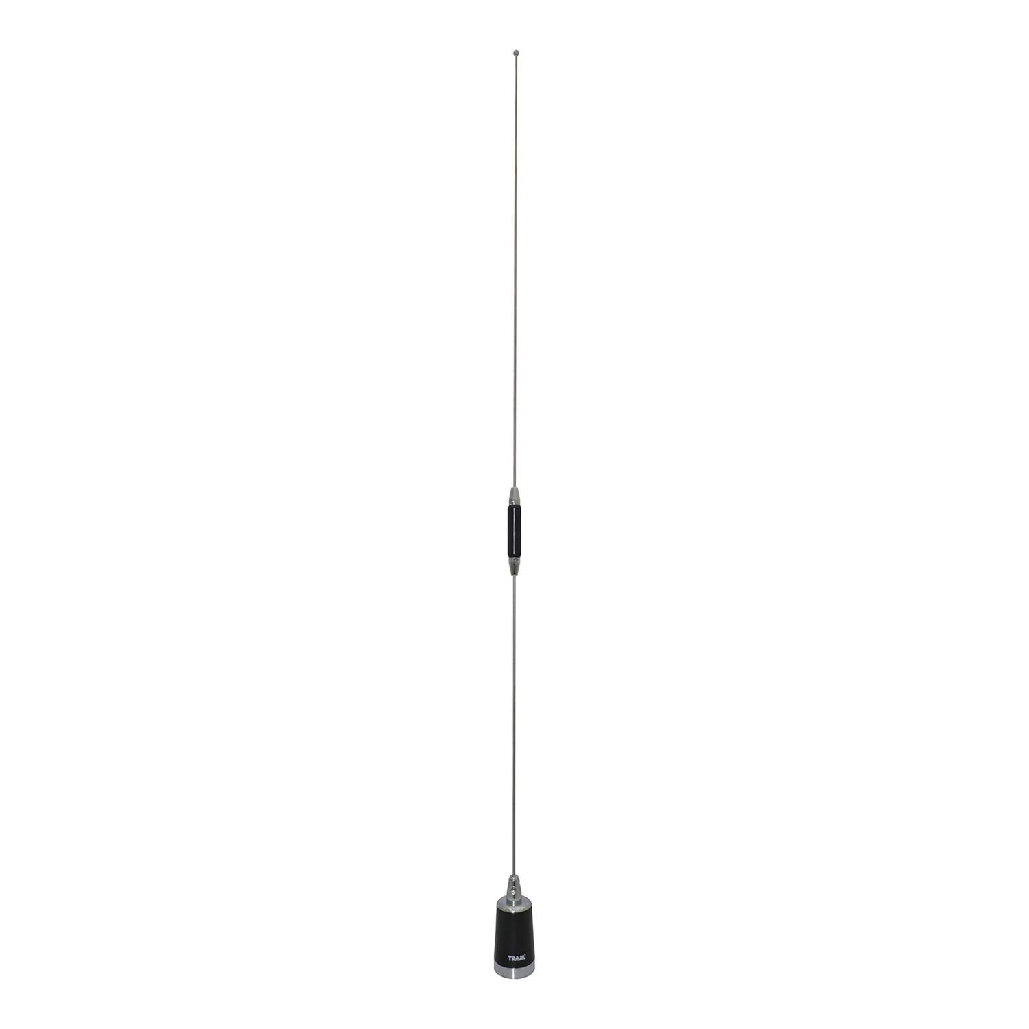 Front. Tram - Tram 1180 150-Watt Pretuned Dual-Band 144 MHz to 148 MHz VHF/430 MHz to 450 MHz UHF Amateur Radio Antenna - Silver.