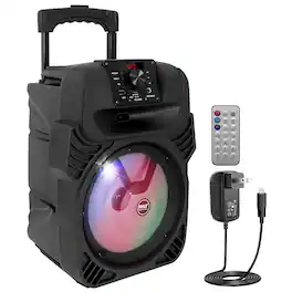 Pyle - 400W Portable Bluetooth PA Loudspeaker - 8”