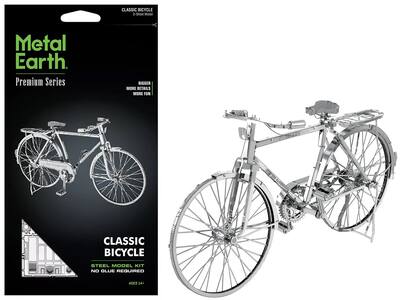 Metallic Bike Model Model Kit Classic Bicycle