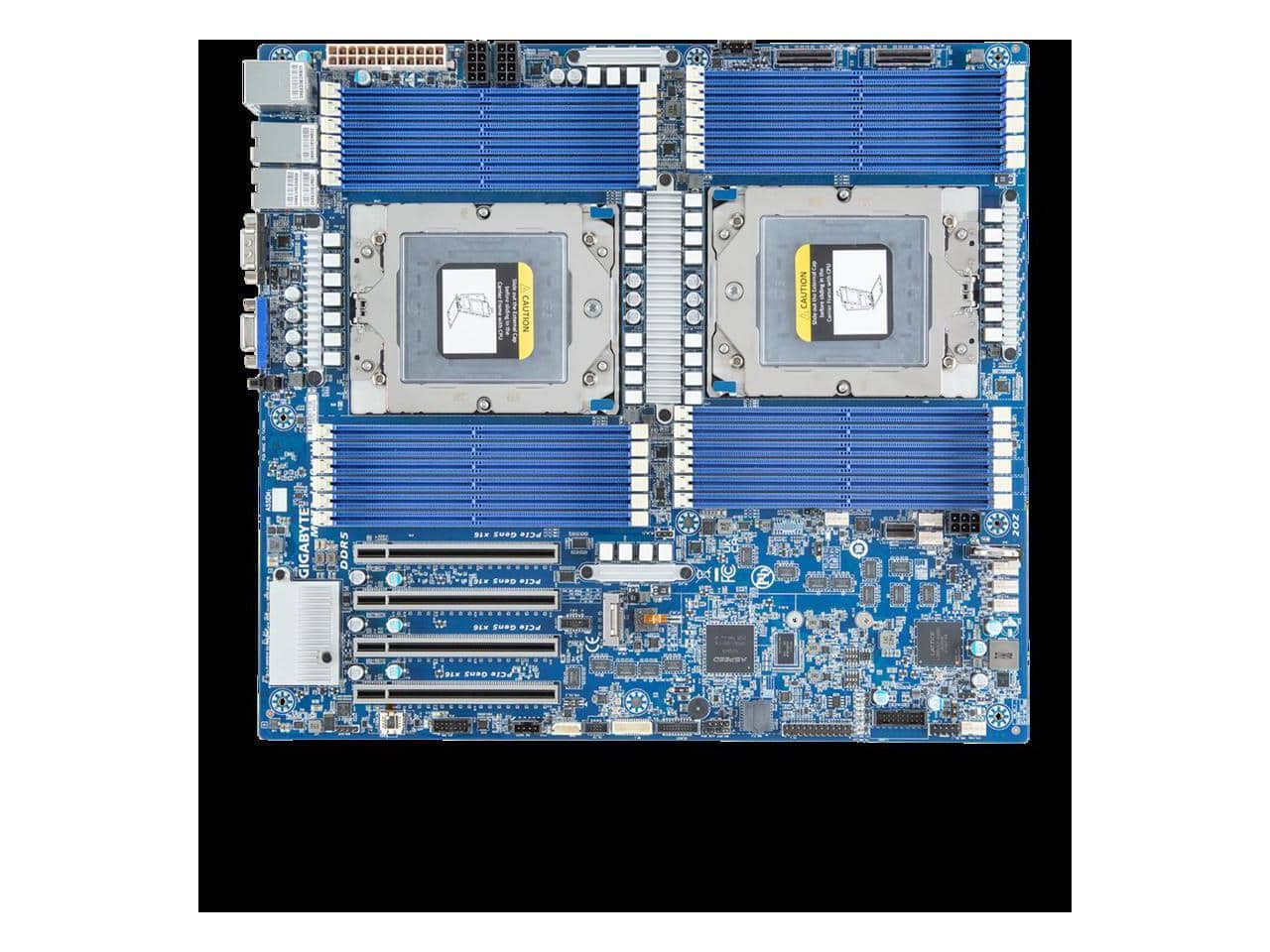 GIGABYTE - MZ73-LM0 Rev. 3.x Motherboard - AMD EPYC™ 9005/9004 - E-ATX DP PCIe Gen5 cTDP 400W