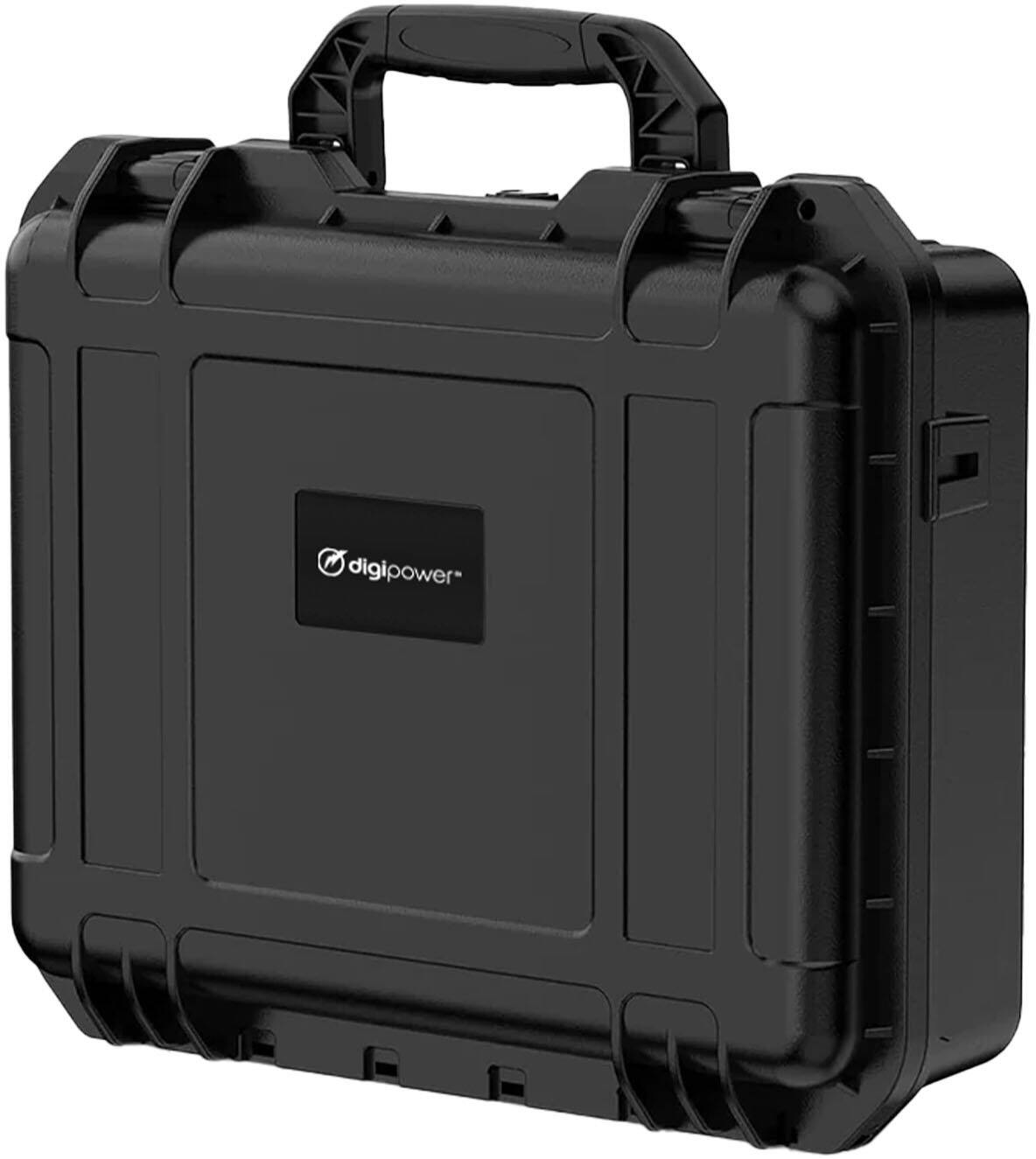 Back. Digipower - Waterproof Hard-Shell Case for Starlink Mini, IP67.