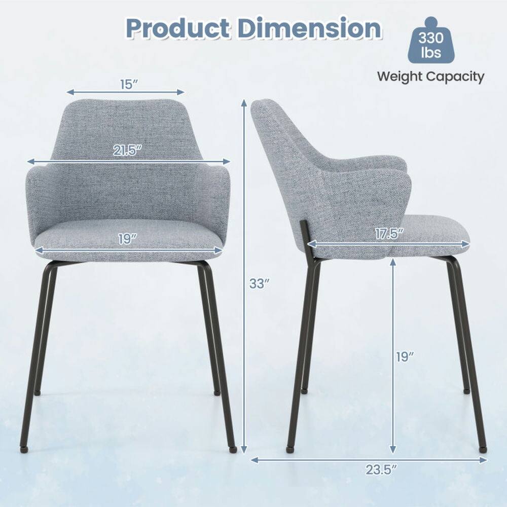 Product Dimension  
Weight Capacity: 330 lbs  
Dimensions: 15" x 21.5" x 19" x 33" x 19" x 23.5"