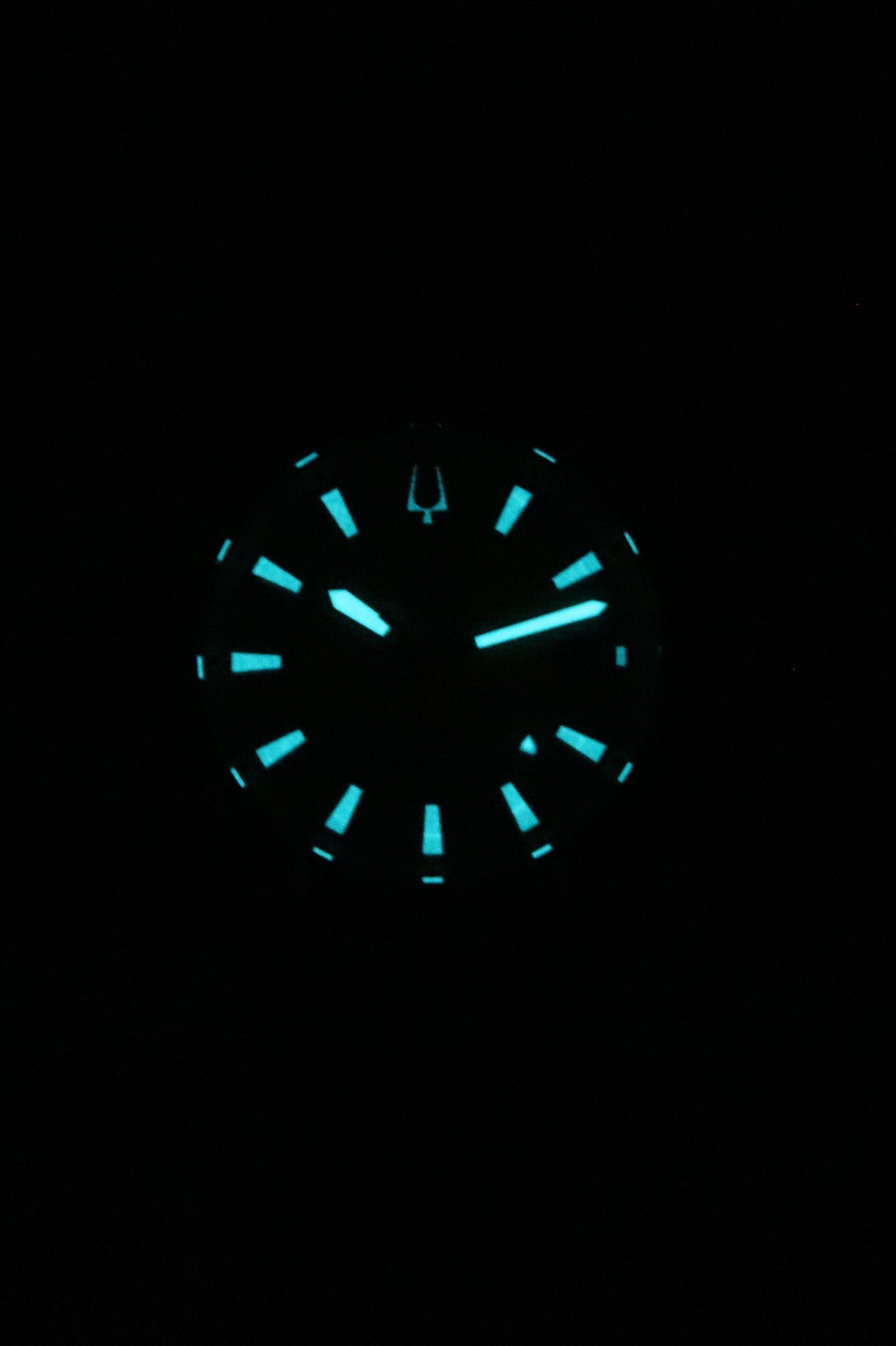 Angle. Bulova - Bulova Marine Star Black Silicone Strap Yellow Dial Precisionist Quartz Diver's 200M 96B431 Men's Watch - Black.