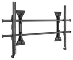 Chief - Fusion Fixed TV Wall Mount for Most 55" - 82" Flat-Panel TVs - Black - Front_Zoom