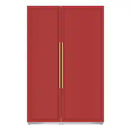 Koolmore - Panel Ready Column Refrigerator and Freezer, 30" Refrigerator and 24" Freezer - White