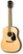 Front Standard. Maestro by Gibson - Full-Size Dreadnought Acoustic Guitar - Natural Finish.