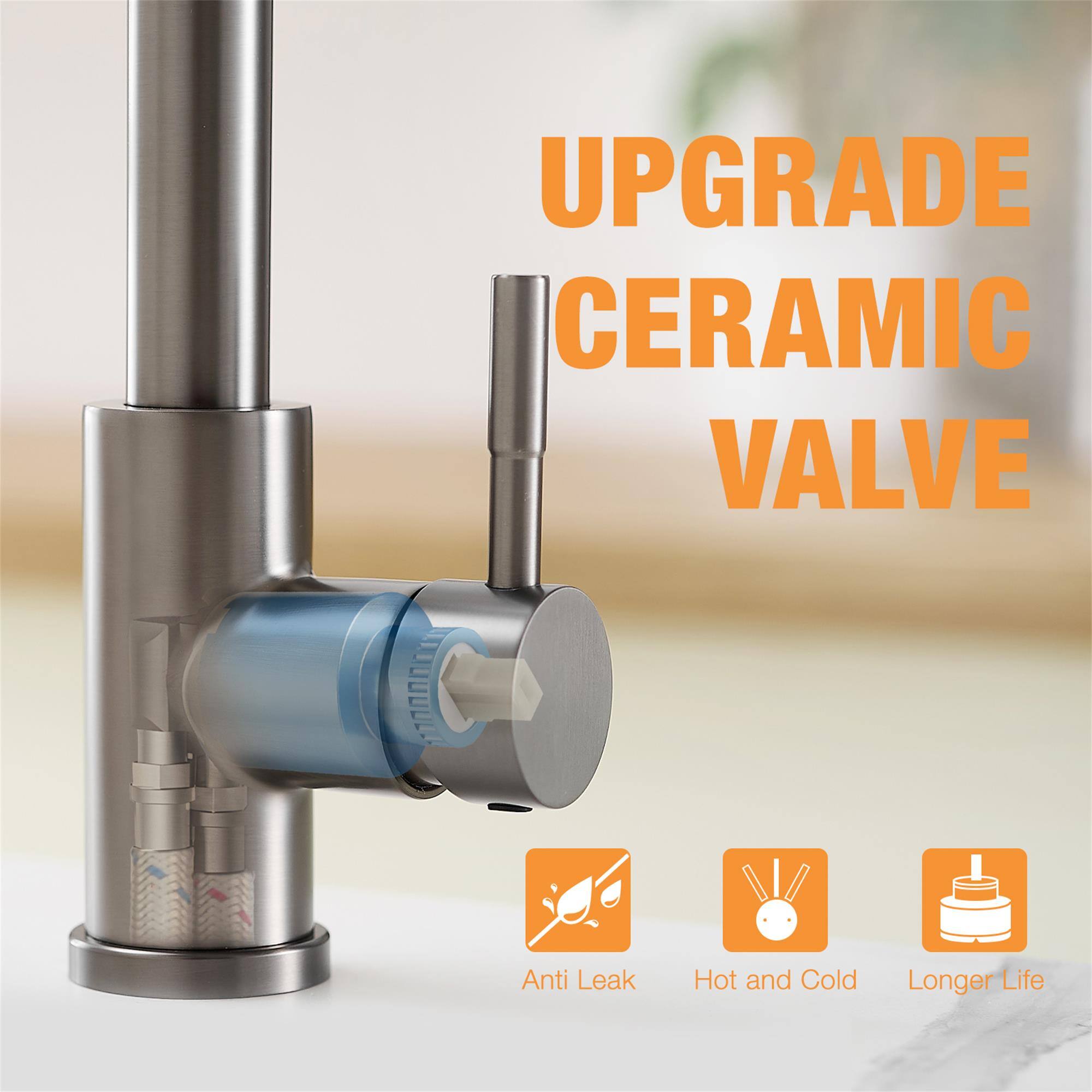 UPGRADE CERAMIC VALVE

Anti Leak
Hot and Cold
Longer Life