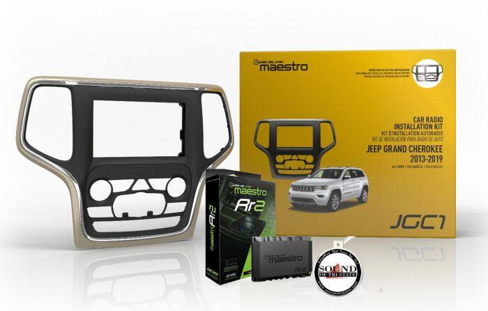 maestro CAR RADIO INSTALLATION KIT  
KIT D'INSTALLATION AUTORADIO  
KIT DE INSTALACION PARA RADIO DE AUTO  
JEEP GRAND CHEROKEE 2013-2019  

maestro Rr2  

maestro SOUND OF THE STATE  
JGCT CCJ