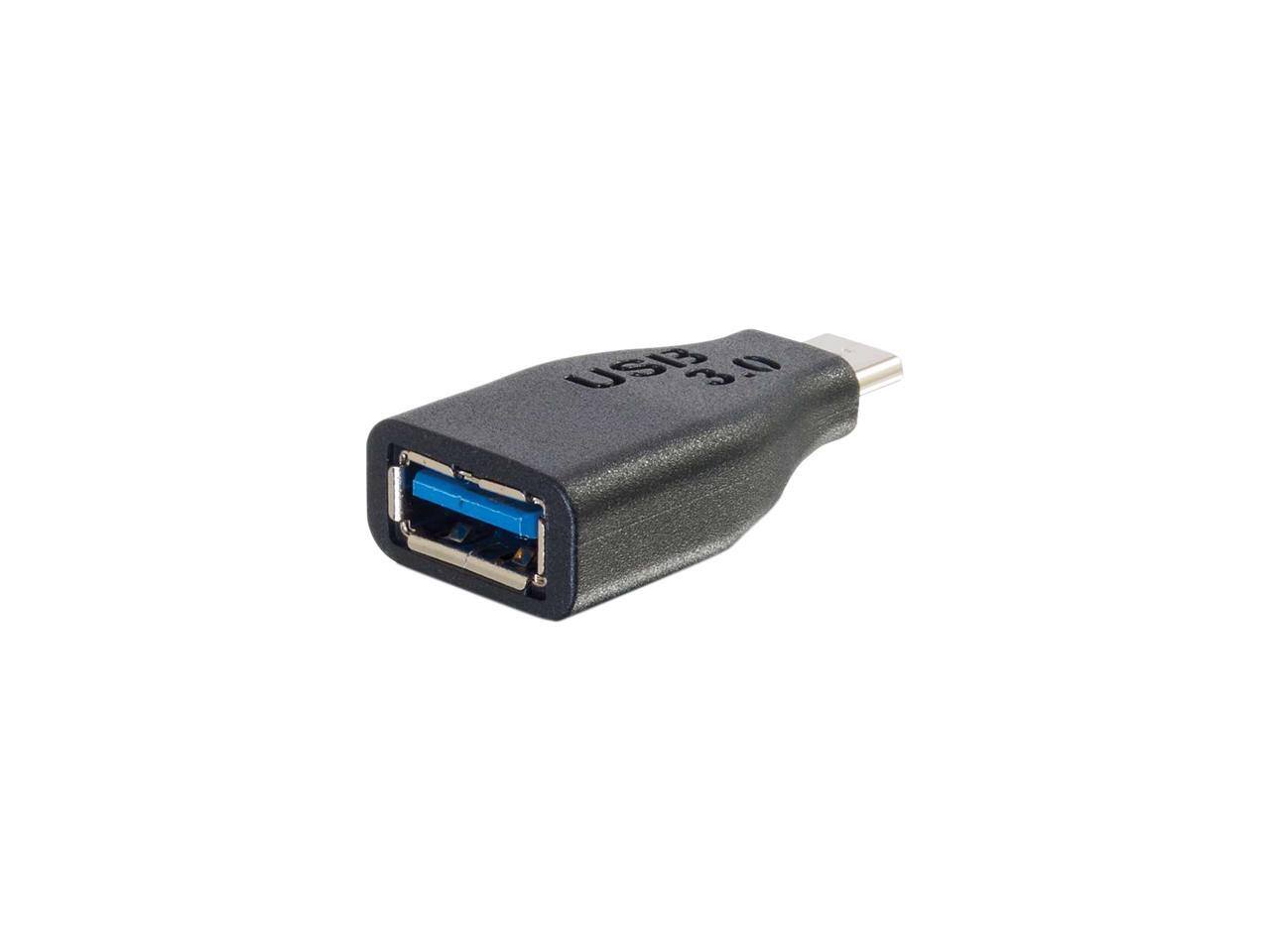 Alt View 1. Cables to Go - C2G 28868 USB-C to USB-A Adapter (USB 3.1 Gen 1, Thunderbolt 3, Tablets, Laptops).