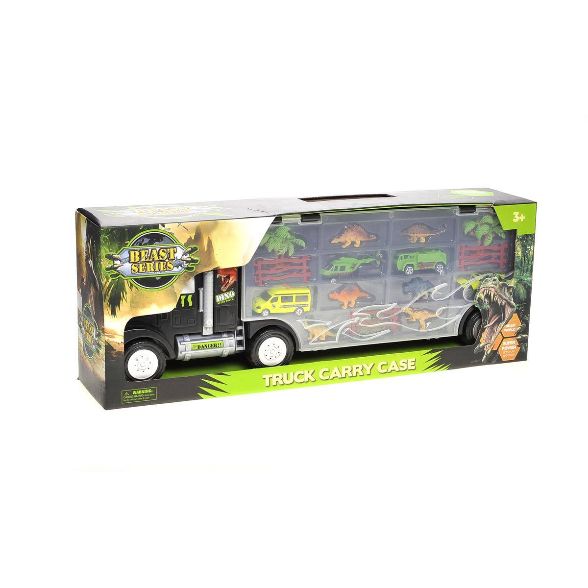 3+ BEAST SERIES  
TRUCK CARRY CASE  
DANGER!  
WARNING: CHOKING HAZARD - Small parts. Not for children under 3 years.