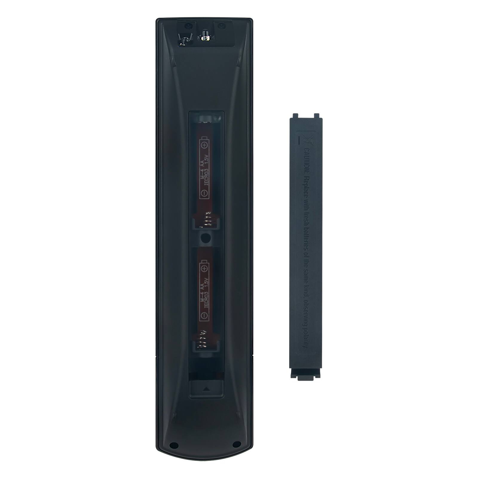 CAUTION: Replace with fresh batteries of the same kind, observing polarity.