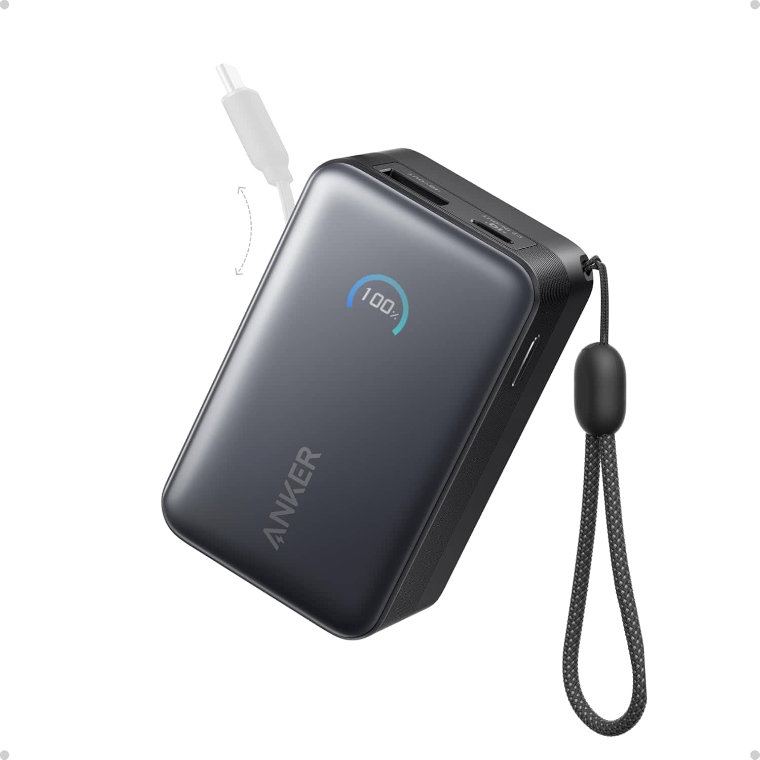 Anker - Nano Portable Charger - Black