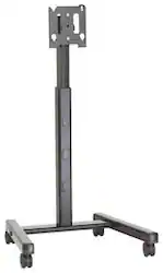 Chief - 4'-6' MOBIL CART - Black - Front_Zoom