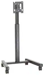 Front. Chief - 4'-6' MOBIL CART - Black.