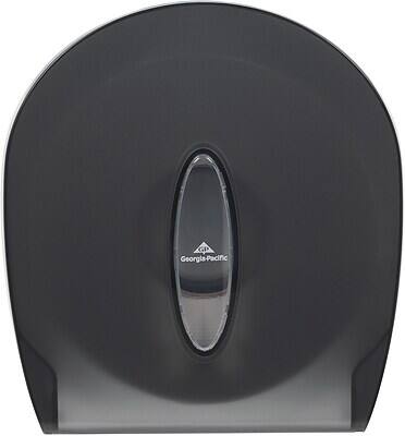 Alt View 4. Georgia-Pacific - Georgia Pacific Jumbo Jr. Toilet Paper Dispenser by GP PRO - Translucent Smoke.