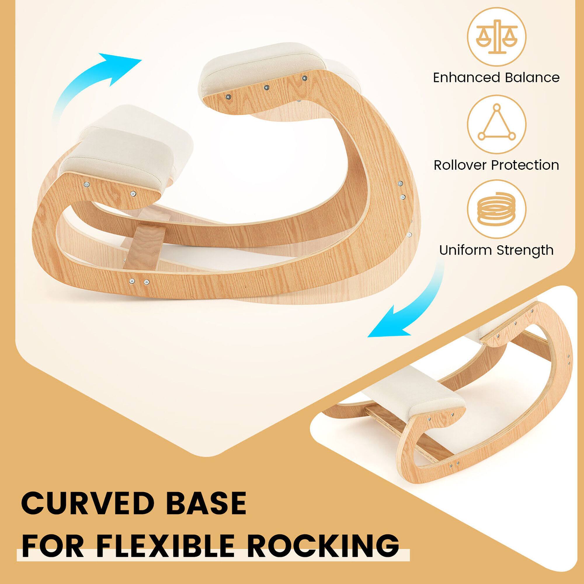 Enhanced Balance  
Rollover Protection  
Uniform Strength  

CURVED BASE FOR FLEXIBLE ROCKING