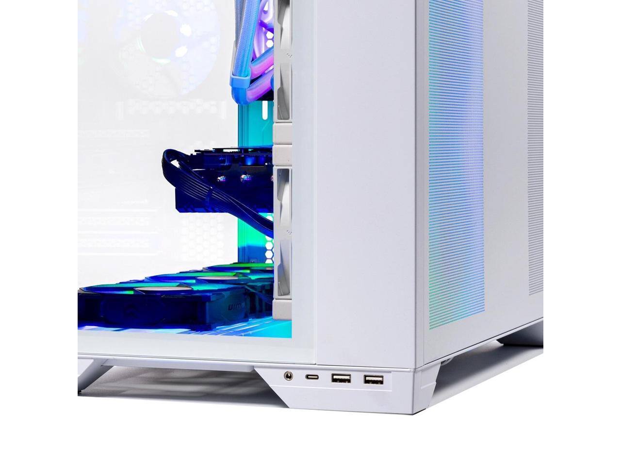 Alt View 6. Skytech Gaming - Skytech O11 Vision, Intel Ultra 7 270K, RTX 5080, 1TB SSD, 32GB DDR5, 850W PSU, 360 AIO, WI-FI 6, Win 11 - White.