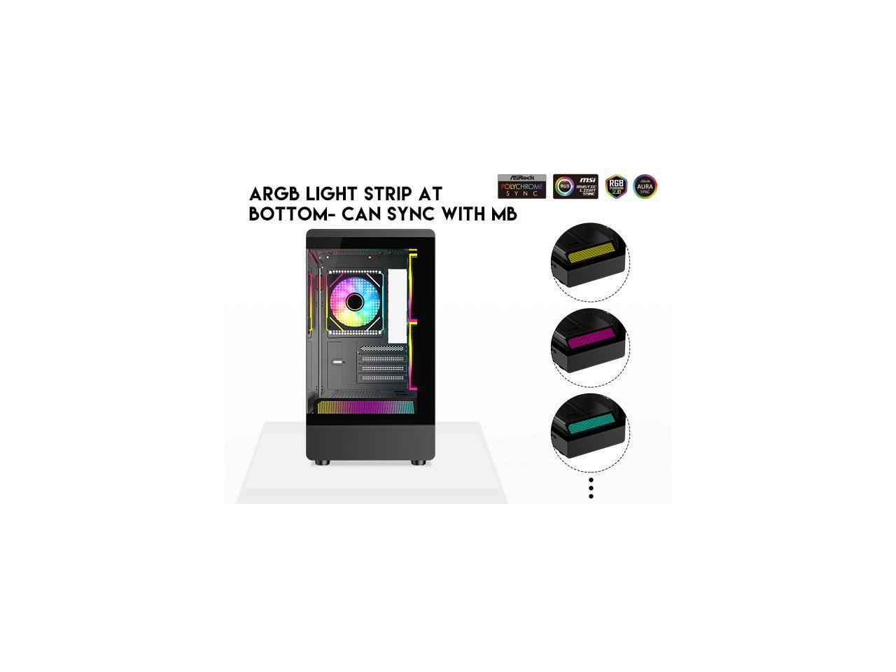 ARGB LIGHT STRIP AT BOTTOM - CAN SYNC WITH MB