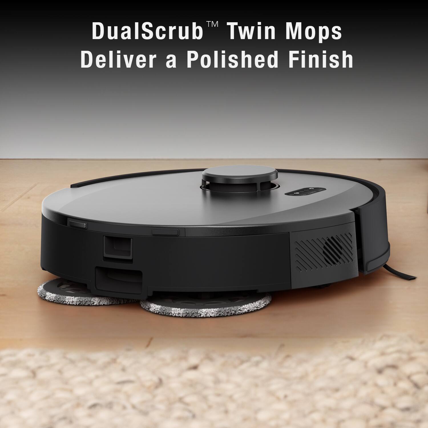 DualScrub™ Twin Mops Deliver a Polished Finish