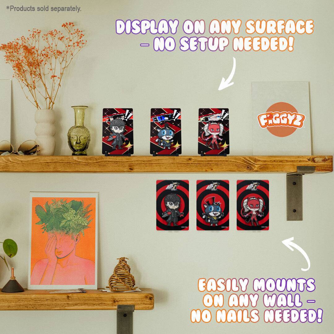 *Products sold separately.

DISPLAY ON ANY SURFACE - NO SETUP NEEDED!

EASILY MOUNTS ON ANY WALL - NO NAILS NEEDED!