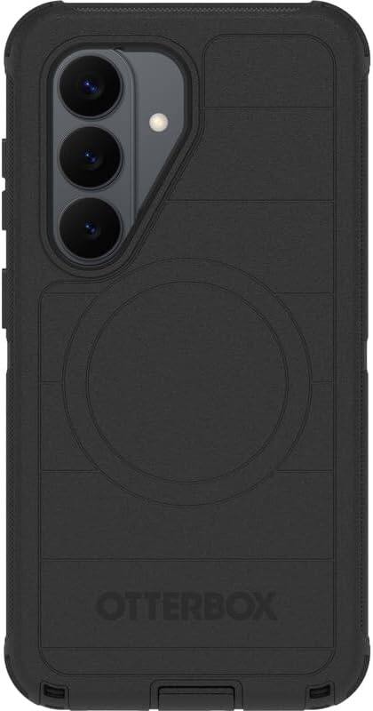 Back. OtterBox - OtterBox Galaxy S26 (Only) - Defender Series Case - Holster Clip Included - Rugged & Durable - with Port Protection - Black.