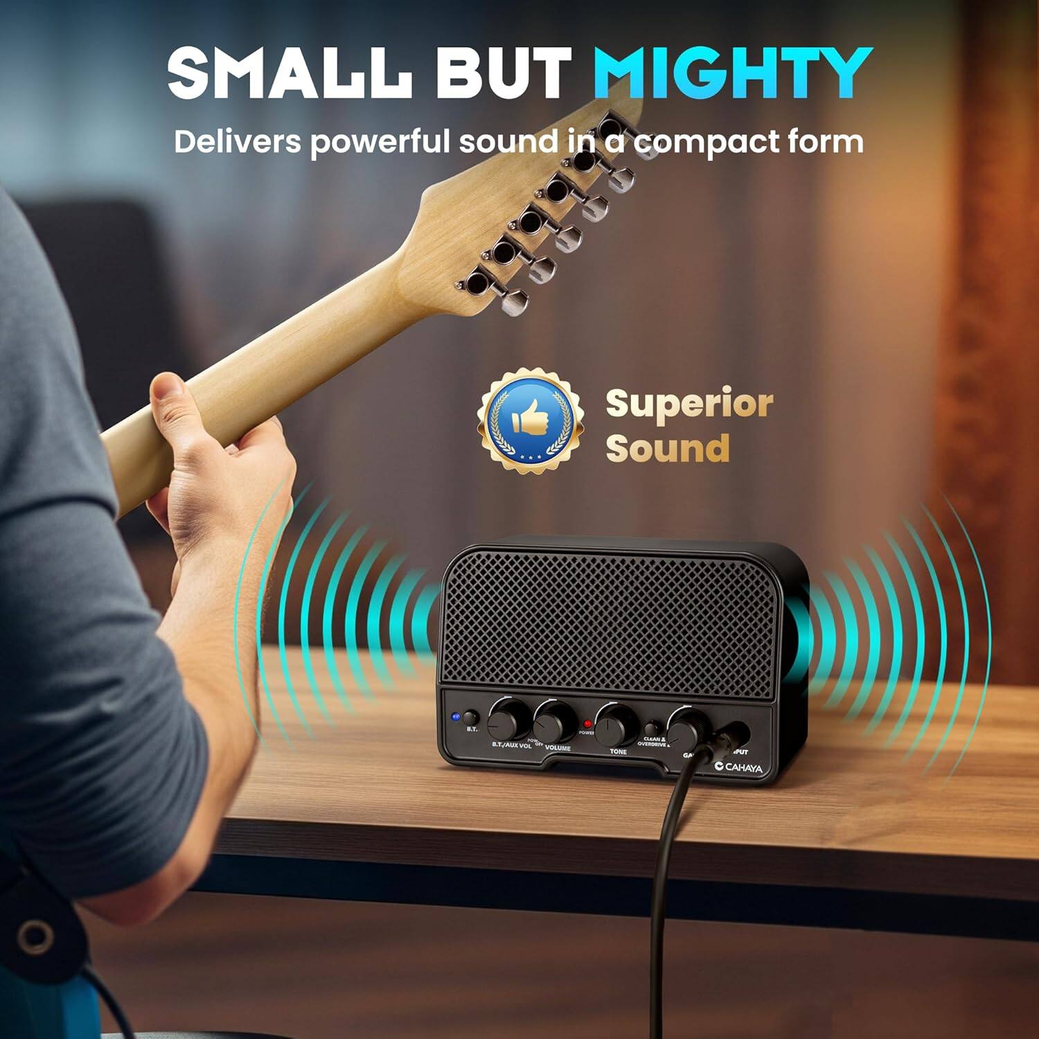 SMALL BUT MIGHTY  
Delivers powerful sound in a compact form  

Superior Sound