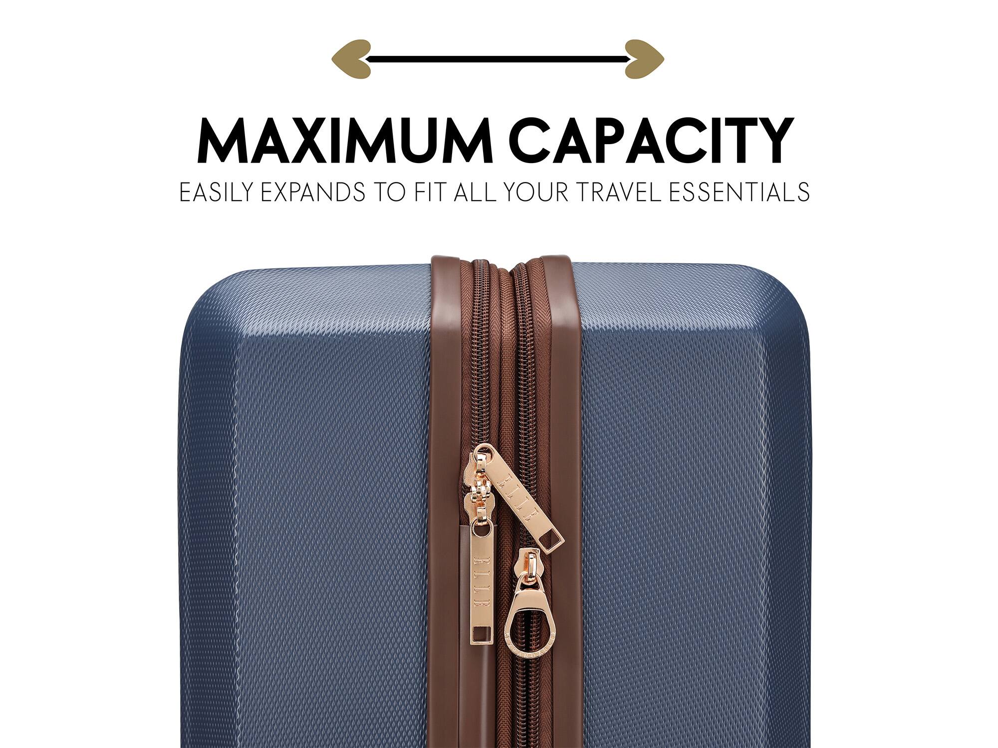 MAXIMUM CAPACITY
EASILY EXPANDS TO FIT ALL YOUR TRAVEL ESSENTIALS