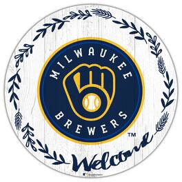 Fan Creations - 12" Welcome Circle Sign - Multicolor