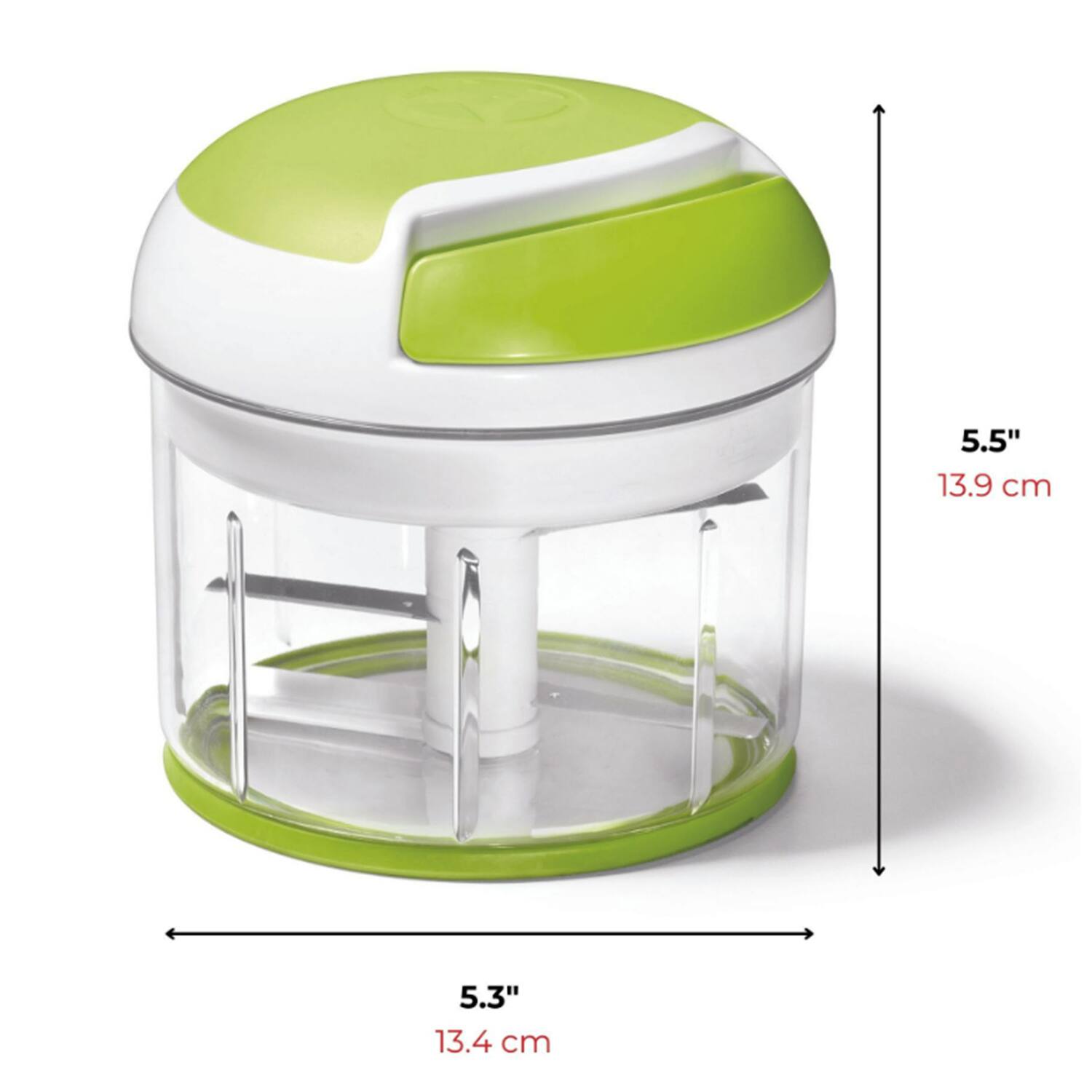 5.5" (13.9 cm)  
5.3" (13.4 cm)