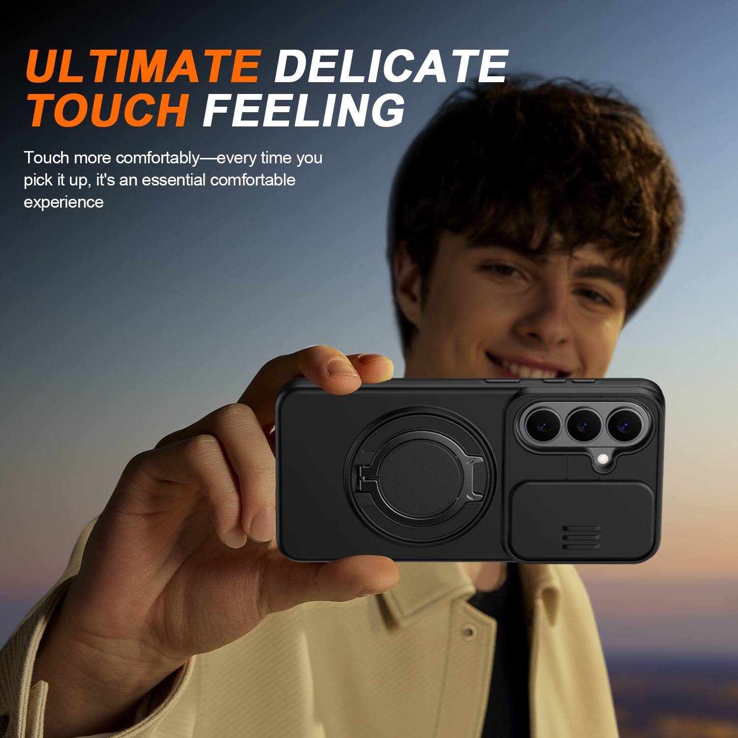 ULTIMATE DELICATE TOUCH FEELING

Touch more comfortably—every time you pick it up, it's an essential comfortable experience