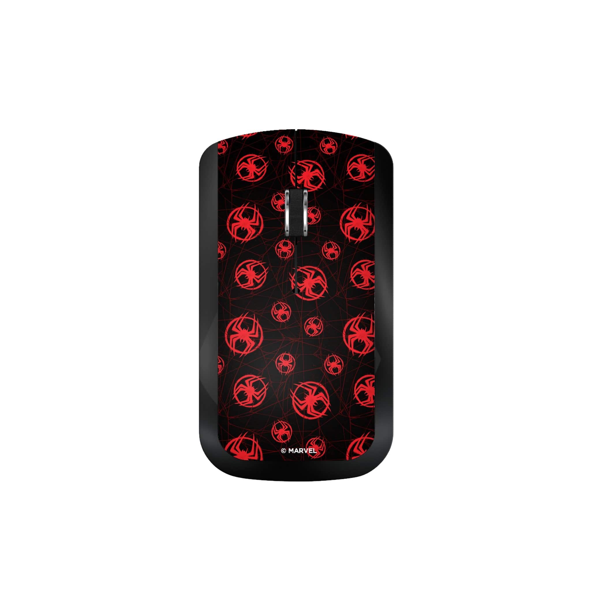 Keyscaper - Marvel Pattern Wireless Mouse - Wireless - Miles Morales