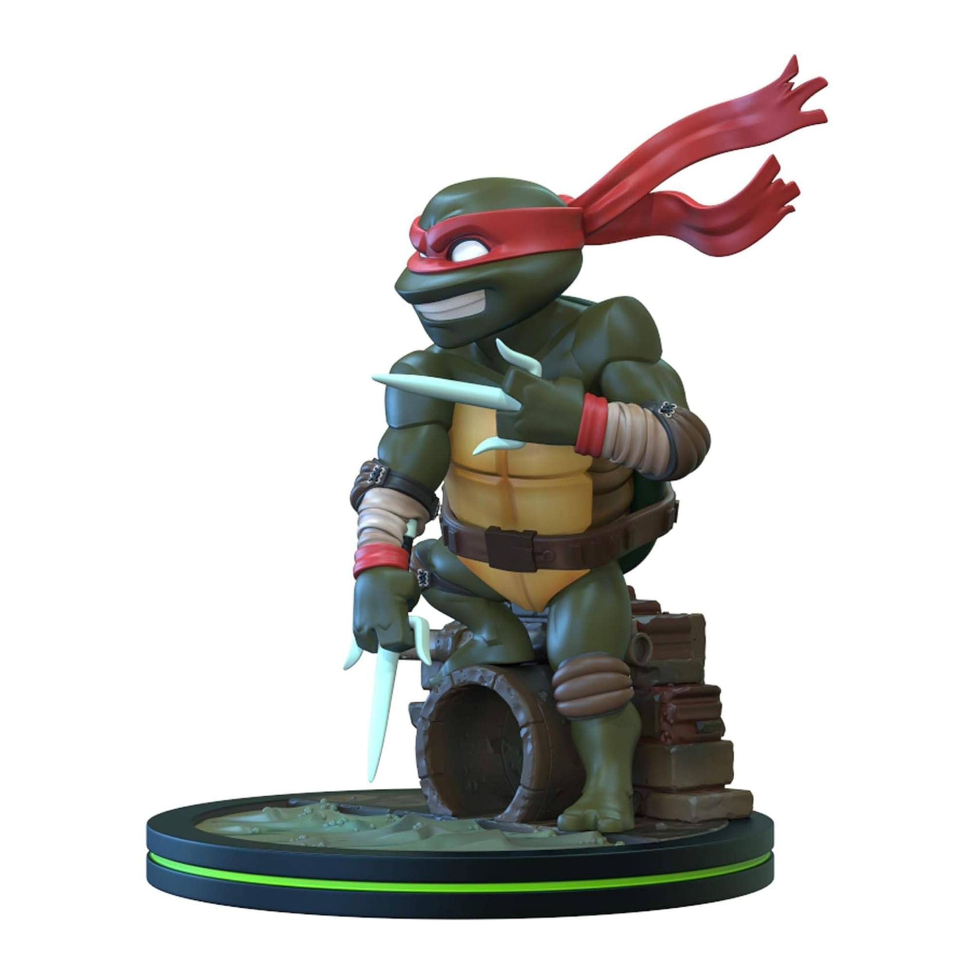 Alt View 4. Quantum Mechanix - Teenage Mutant Ninja Turtles Q-FIG Vinyl Figure | Raphael - Multi-Colored.