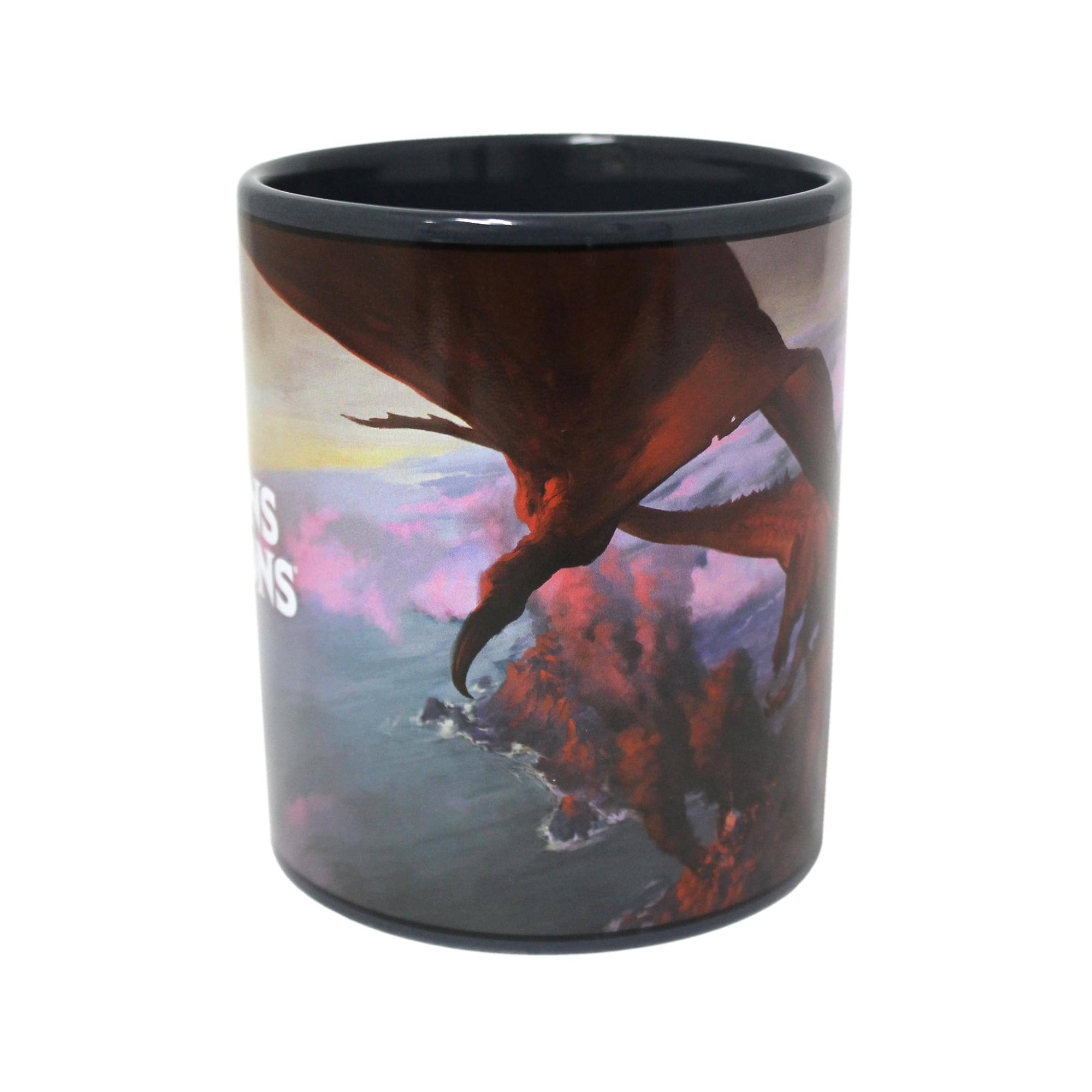 Alt View 2. Just Funky - Dungeons and Dragons Red Dragon Mug & Gazer Beholder Pin - Red.