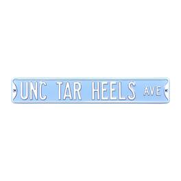 Authentic Street Signs - Carolina North Carolina Tar Heels 6" x 36" College Ave Street Sign - Blue