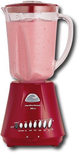 Hamilton Beach Classic Stand and Hand Mixer, 4 Quarts, Red (64654) & Power  Elite Wave Action Blender-for Shakes and Smoothies, Puree, Crush Ice, 40 Oz
