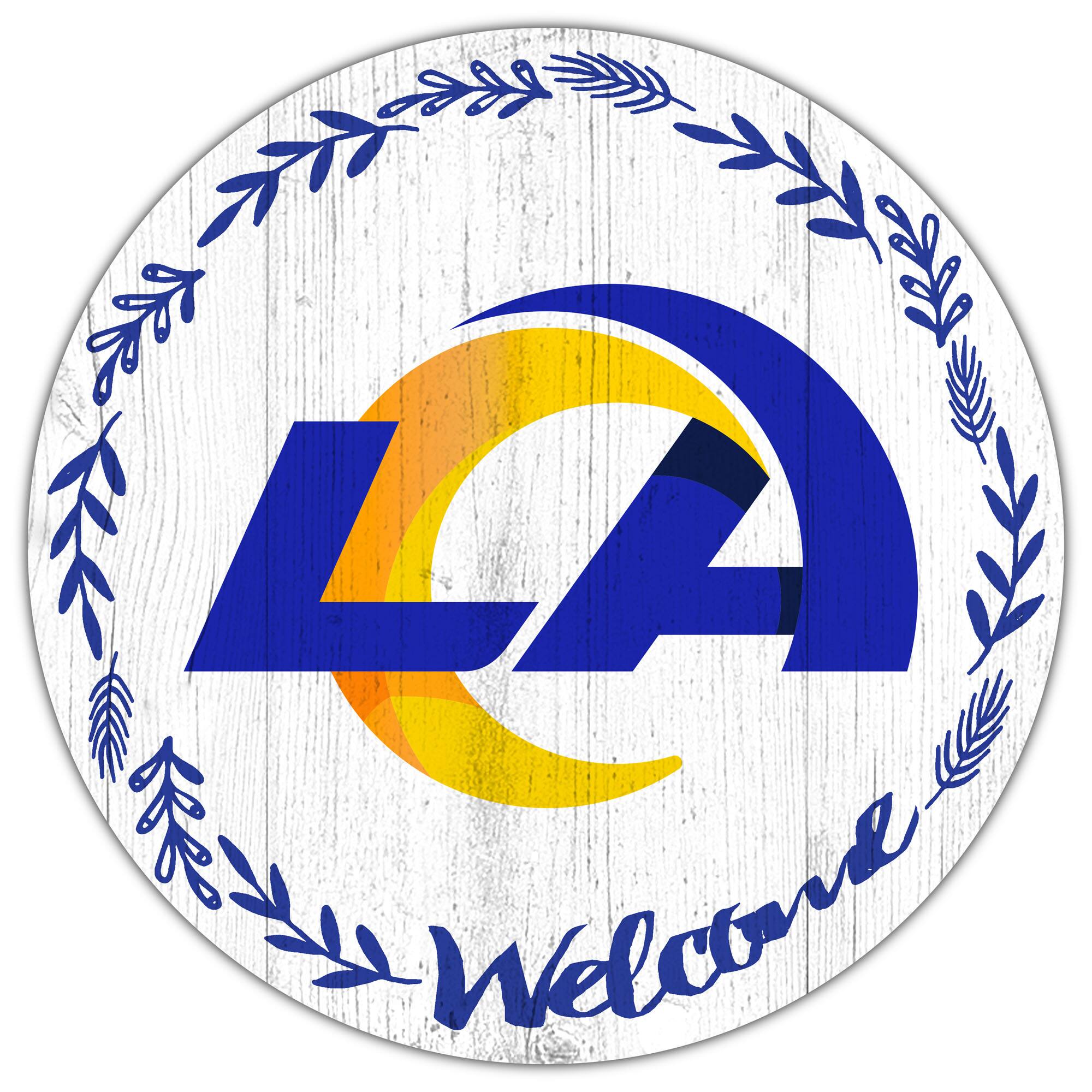 Los Angeles Rams 12" Welcome Circle Sign