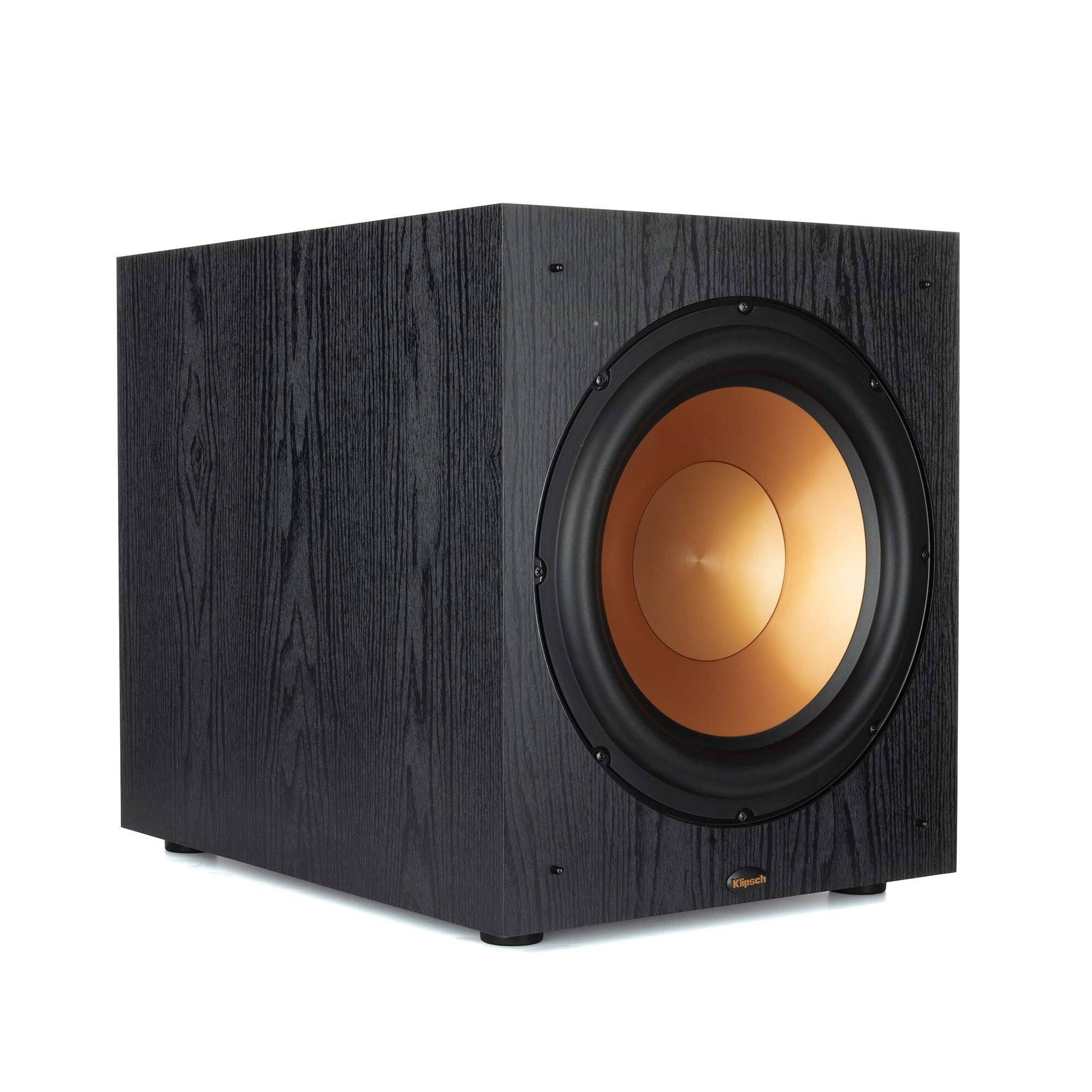 Left. Klipsch - Klipsch SUB-120-BLACK Synergy Black Label Subwoofer Speaker with 3 Year Amber Protection Plan (2020) - Black.