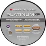 Front Zoom. Monster - Platinum XP Clear Jacket MKIII 100' Compact Speaker Cable - White.