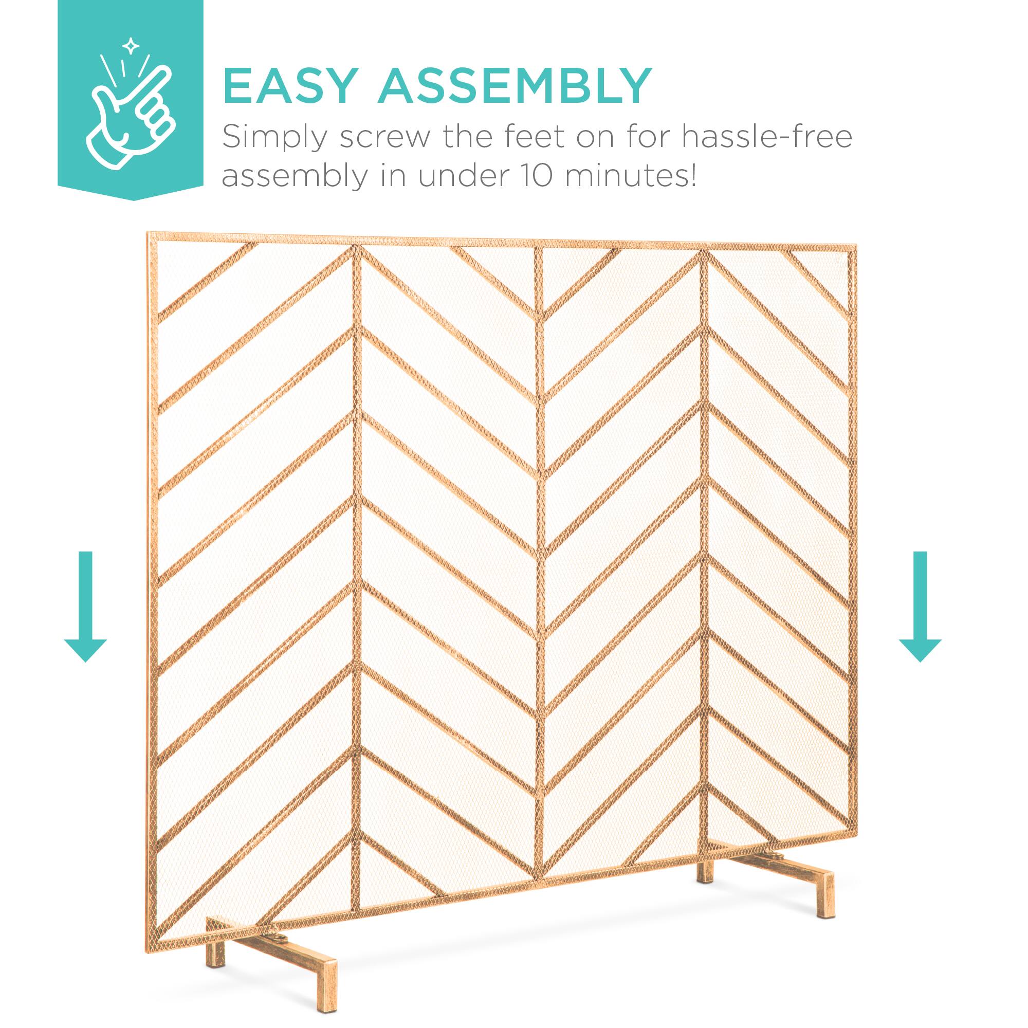 EASY ASSEMBLY
Simply screw the feet on for hassle-free assembly in under 10 minutes!