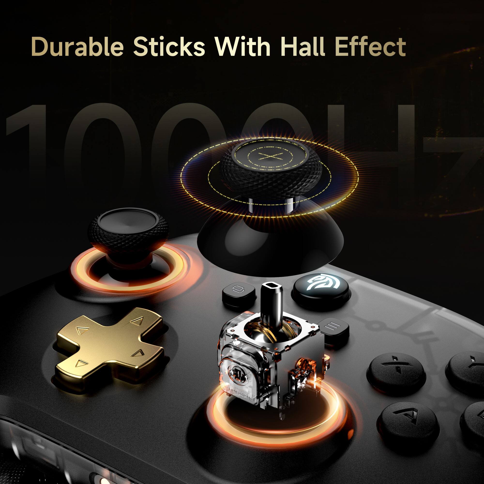 Durable Sticks With Hall Effect  
1000HZ