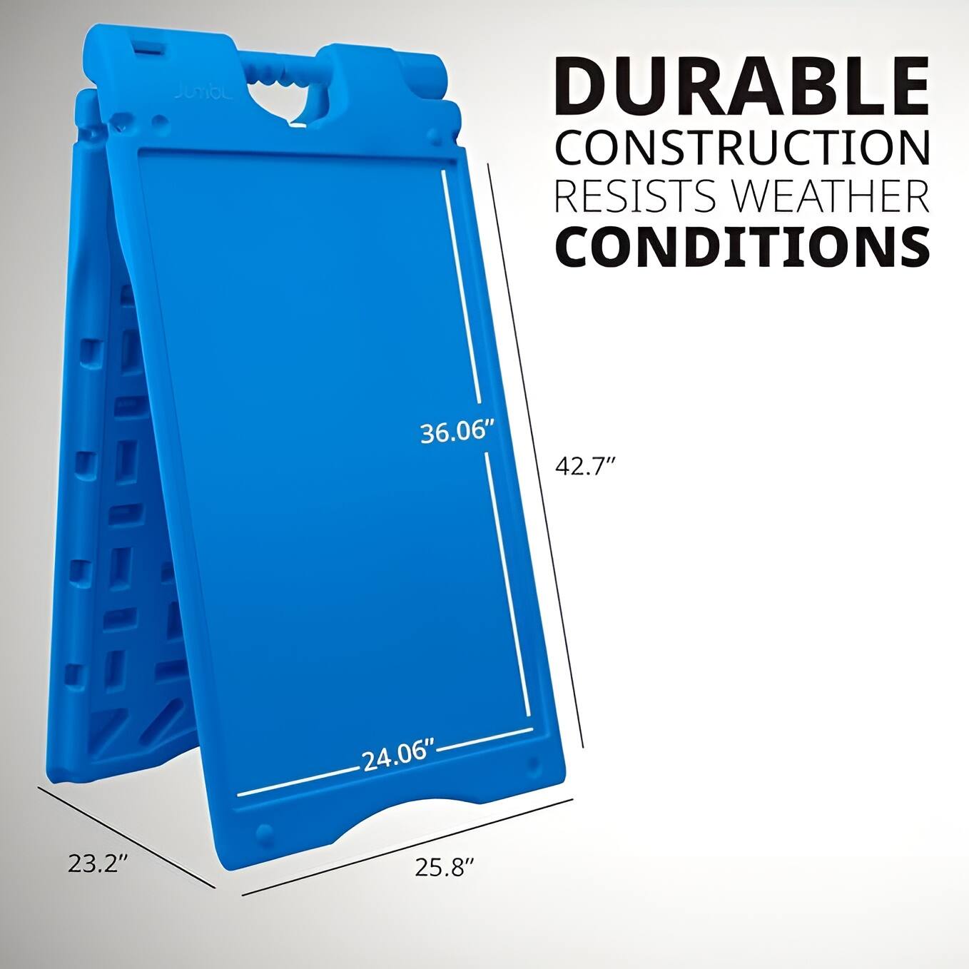 DURABLE CONSTRUCTION RESISTS WEATHER CONDITIONS

36.06" 42.7" 24.06" 23.2" 25.8"