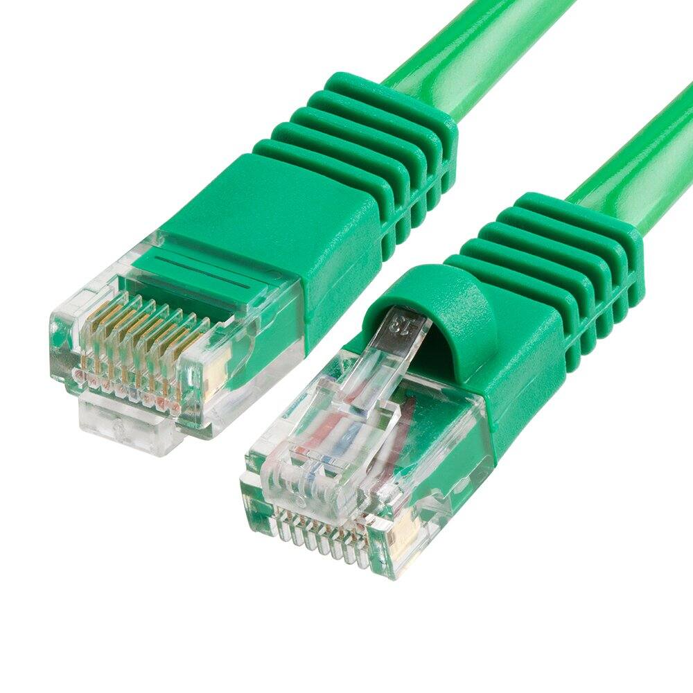 Front. Cmple.com - Cmple - Cat5e Ethernet Cable 150 ft, 350 MHz UTP Cat 5e Ethernet Patch Cable, 1Gbps Network Lan Cables, RJ45 - Green - Green.