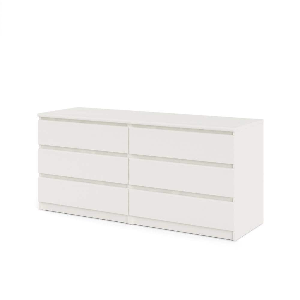 FurniFact - Dresser for Bedroom – Modern Chest of Drawers with Spacious Storage – Stylish and Functional Dresser for Bedroom Clothes - White