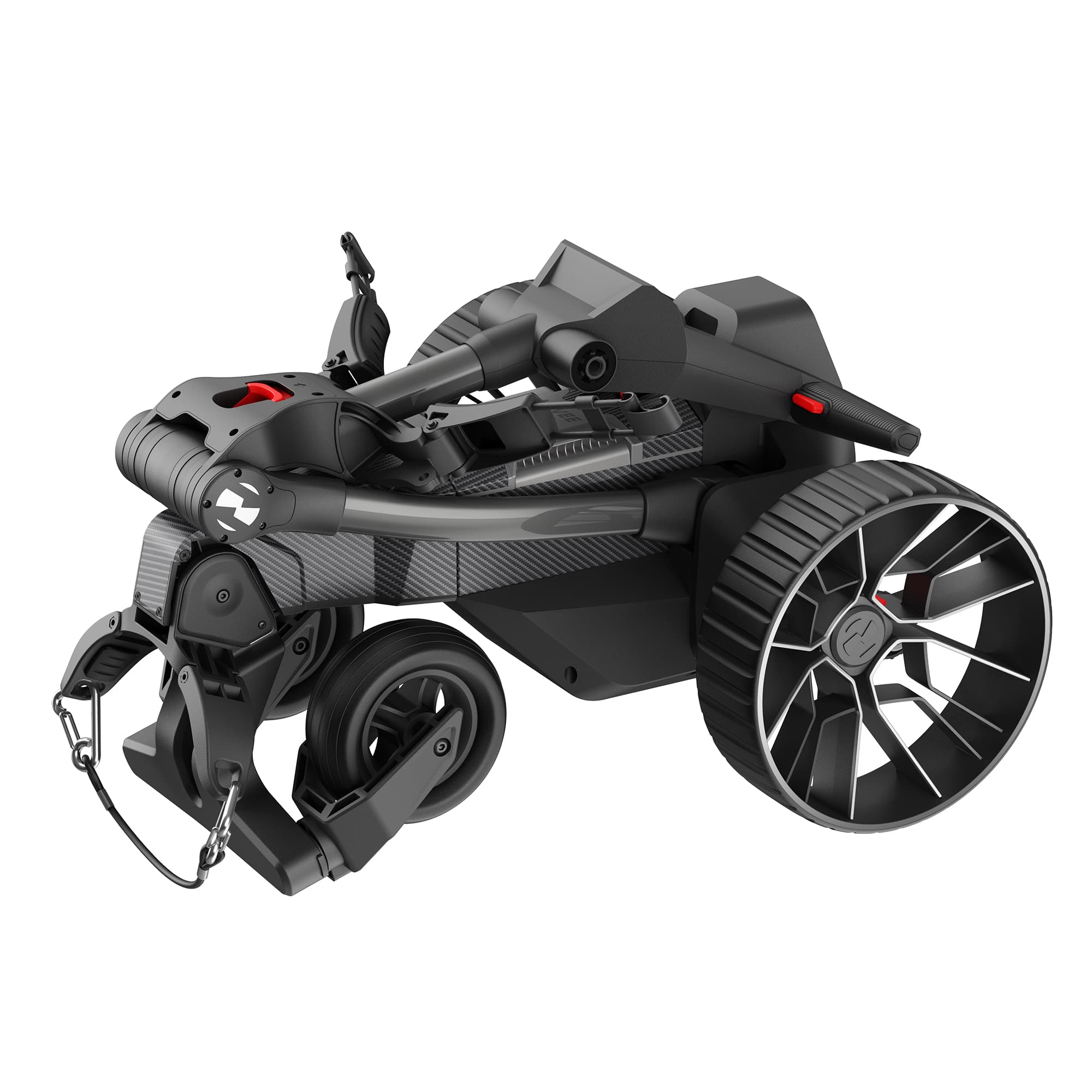 NAVEE Birdie 3 Electric Golf Push Cart, 36 Hole Max Range, Dual