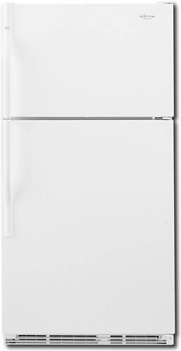Front Standard. Maytag - 21.0 Cu. Ft. Top-Mount Refrigerator - White.
