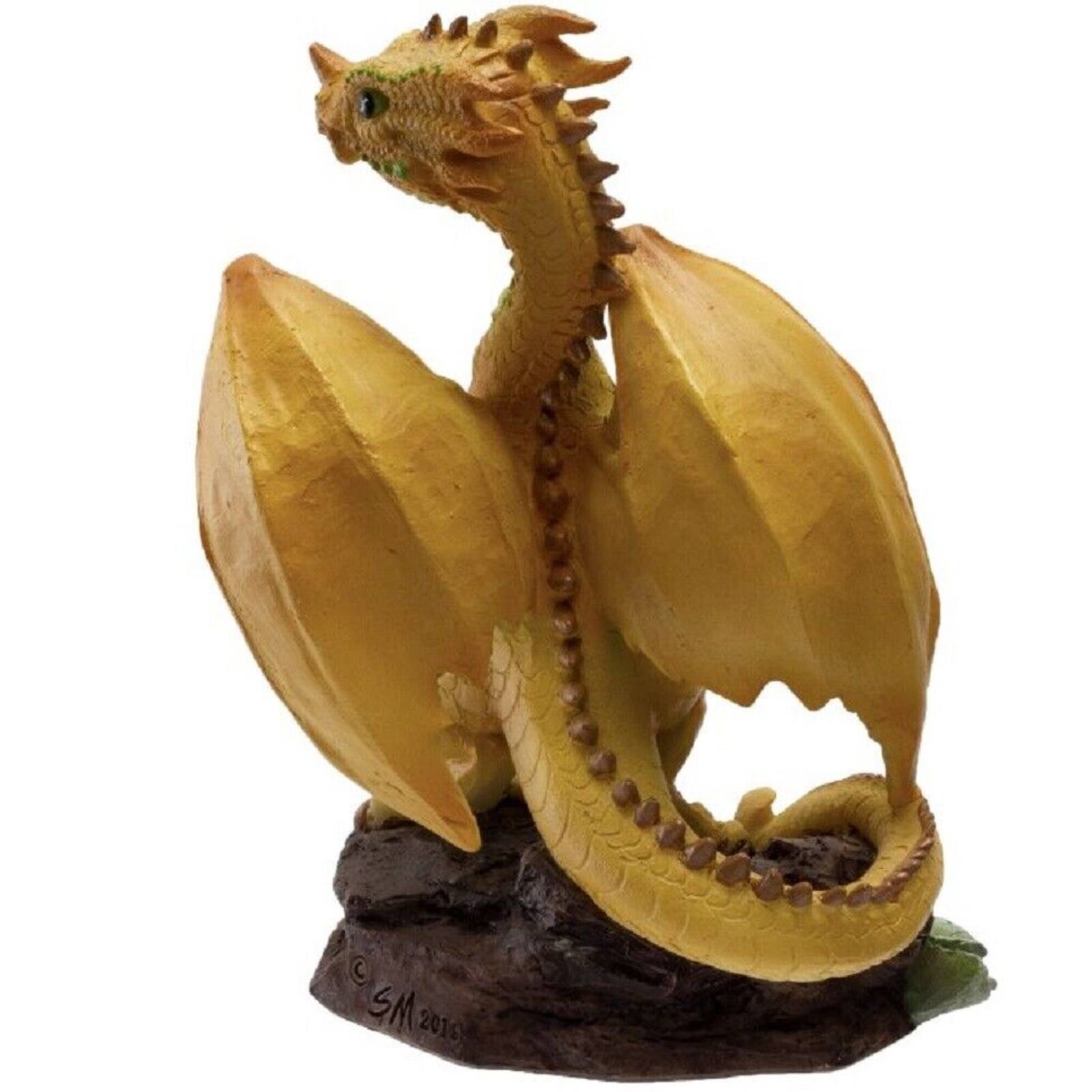 Angle. Pacific Trading - Honeydew Dragon Figurine by Stanley Morrison 4.75 inch.