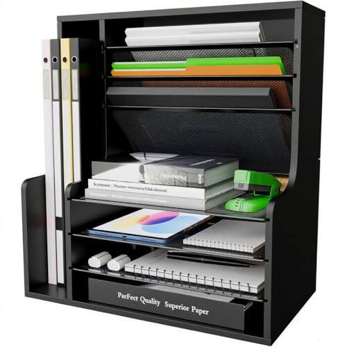 7 Tier Black-File Holder