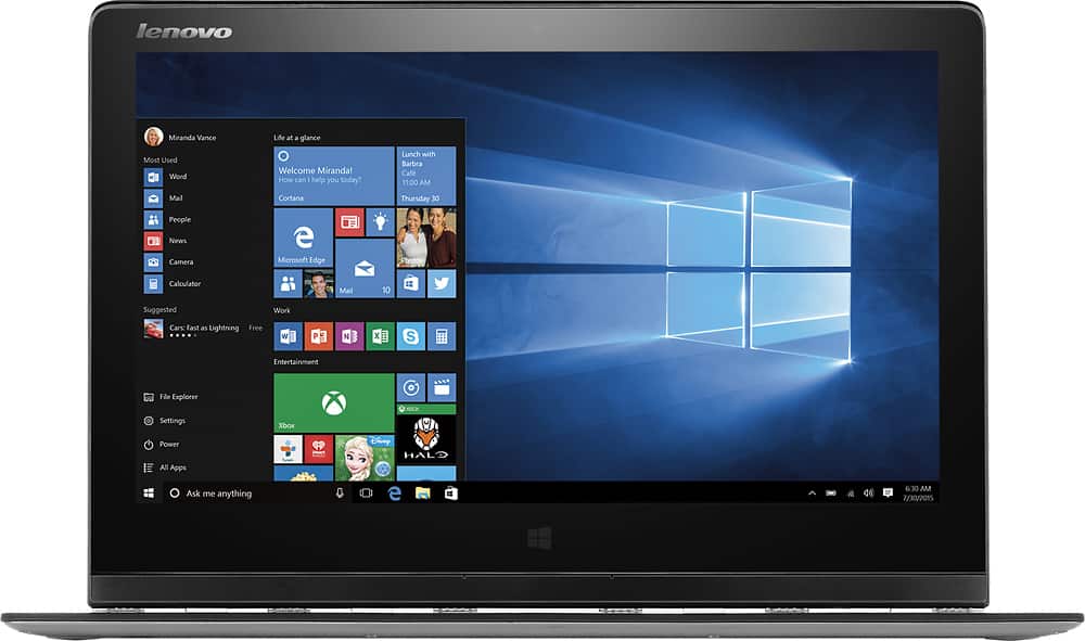 Alt View 11. Lenovo - Yoga 3 Pro 2-in-1 13.3" Touch-Screen Laptop - Intel Core M - 8GB Memory - 256GB Solid State Drive - Silver.