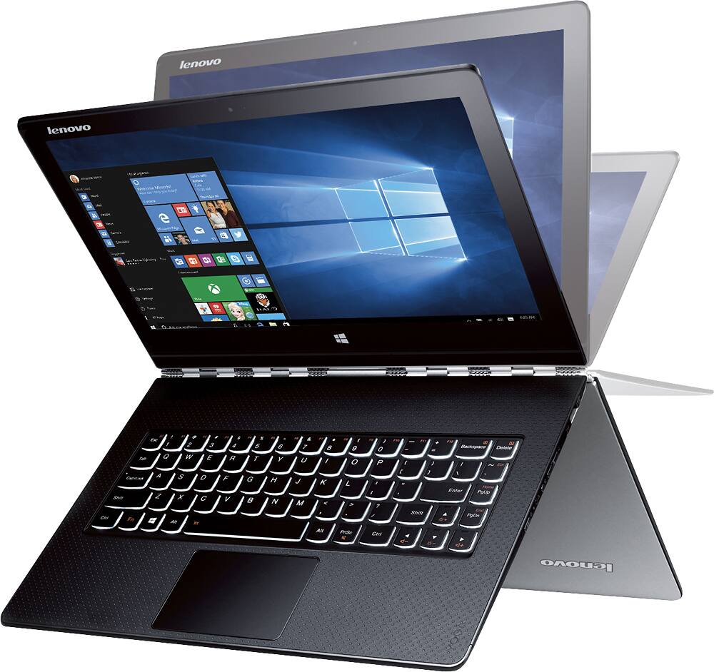 Alt View 15. Lenovo - Yoga 3 Pro 2-in-1 13.3" Touch-Screen Laptop - Intel Core M - 8GB Memory - 256GB Solid State Drive - Silver.