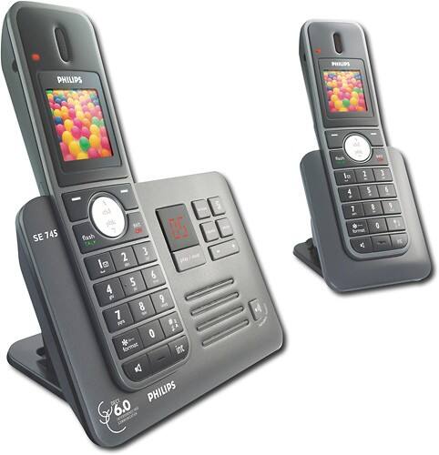 Angle Standard. Phillips - DECT Expandable Cordless Phone with Digital Answering System.